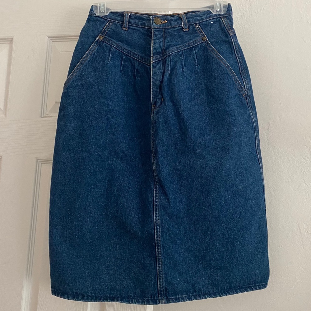 Authentic Vintage | Jordache Denim skirt | 1980s